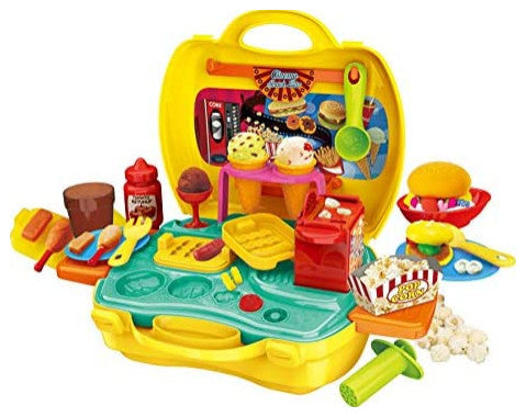 Portable Snack Bar Case Play Set 35-Pieces