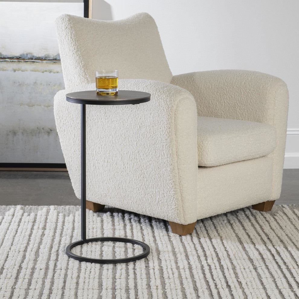 Lifestyle image showing the table in a room with furniture; the table is clearly visible within a real setting.