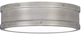 Ahoy LED Flush Mount, Antique Polished Nickel