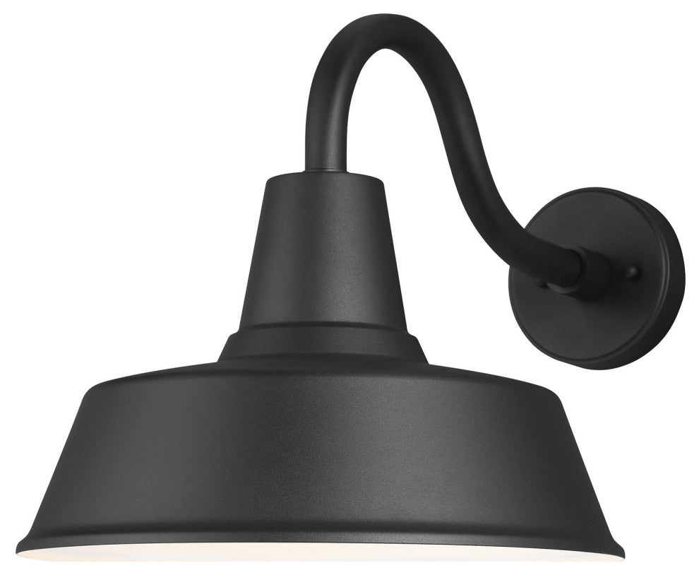 Barn Light Large 1-Light Outdoor Wall Lantern, Black