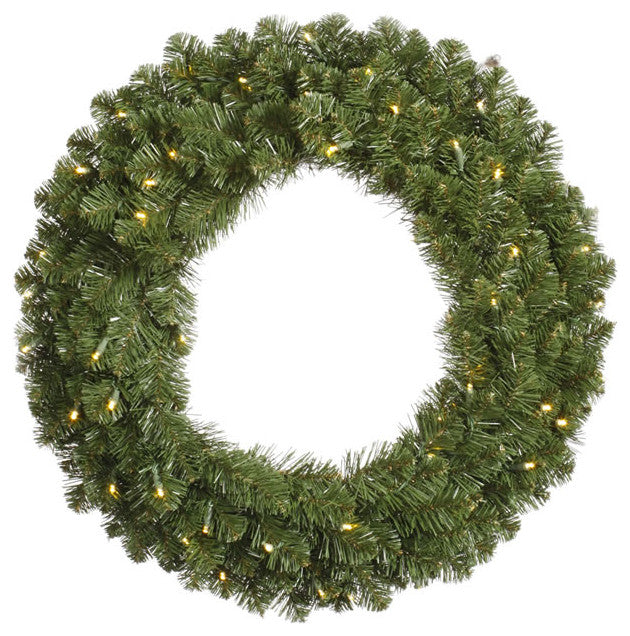 36" Grand Teton Wreath 100Wmwhtled