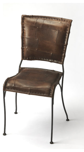 Butler Maverick Iron & Leather Side Chair