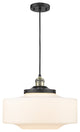 Innovations 201C-BAB-G691-16-LED Bridgeton 1 Light Pendant, Black Antique Brass