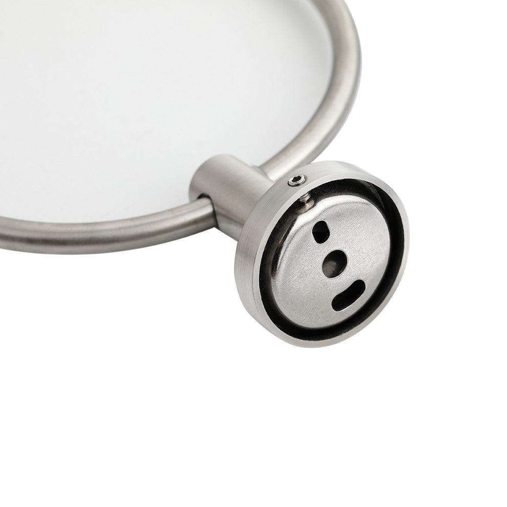 Elizabeth Wall Mounted Towel Ring in Satin Nickel