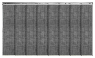 Lizbeth 8-Panel Track Extendable Vertical Blinds 130-175"W