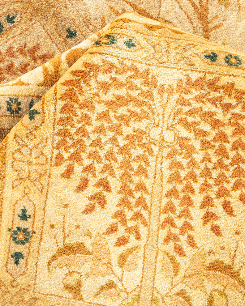 Natalie, One-of-a-Kind Hand-Knotted Area Rug Brown, 6'3"x8'10"