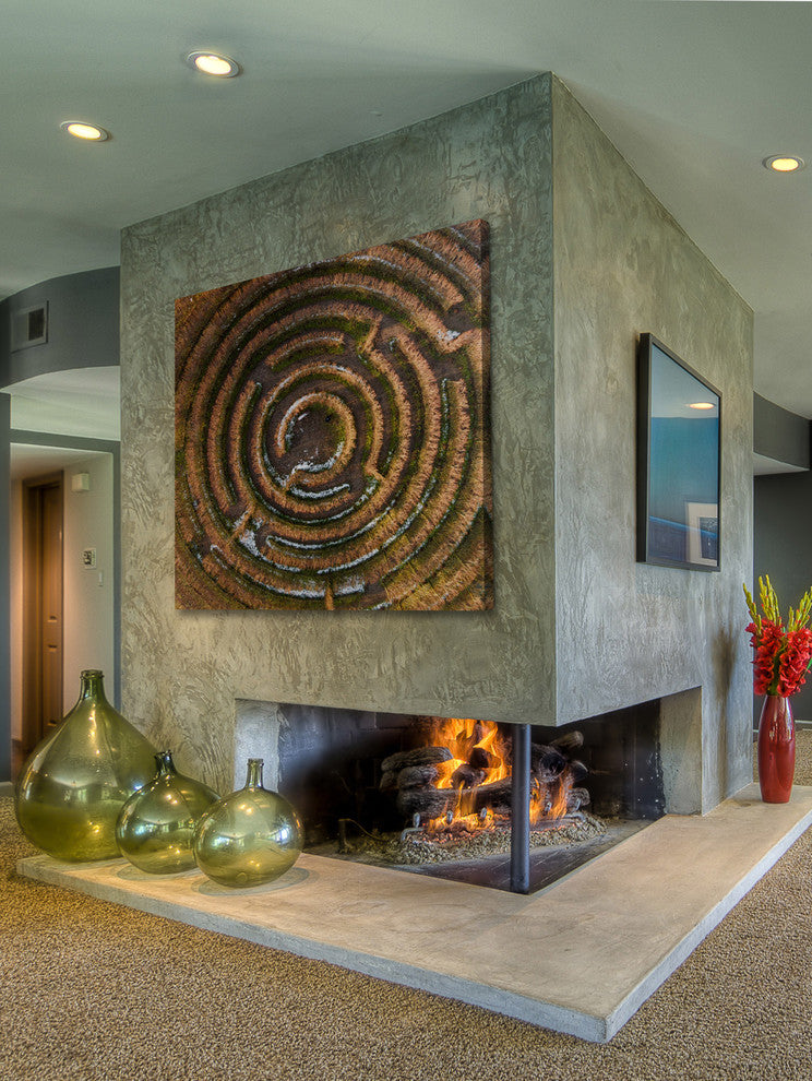 "Crop Circle" Print on Canvas by Karolis Janulis