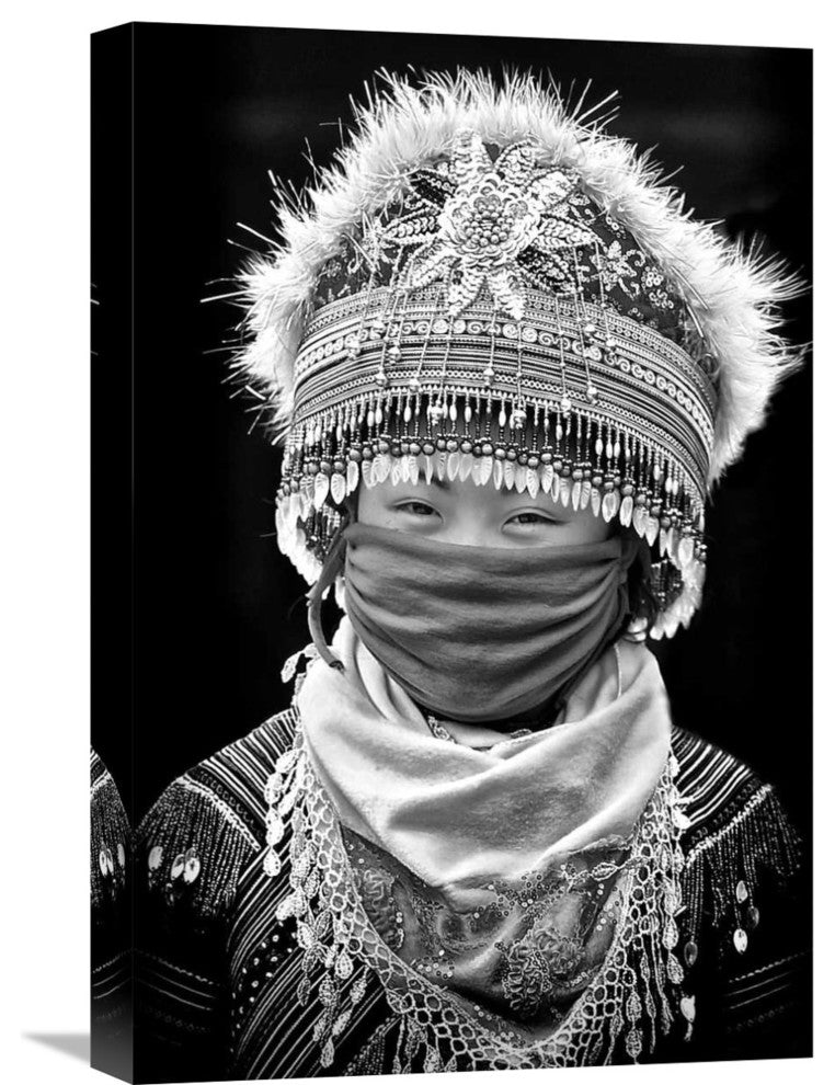 "HMong" Stretched Canvas Giclee by John Moulds, 15x22"