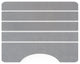CastelloUSA Diatomite Quick-Dry Stone Toilet Contour Mat, Gray