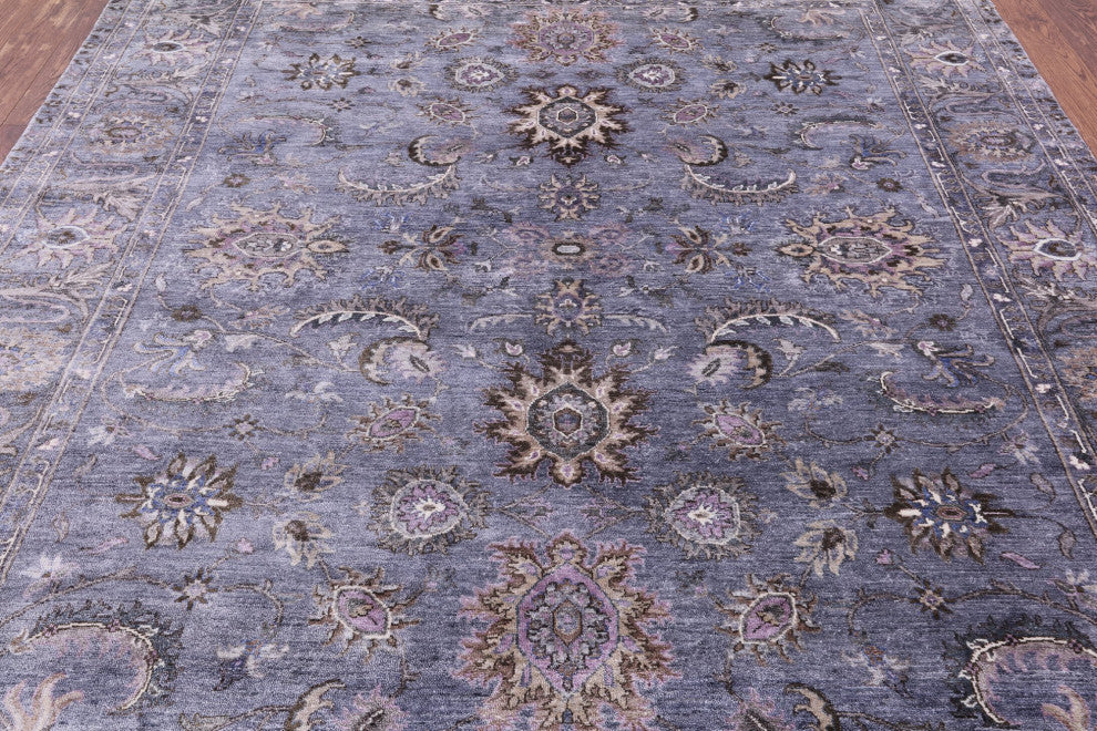 Persian Handmade Silk Rug 7' 8" X 9' 6" Q9028