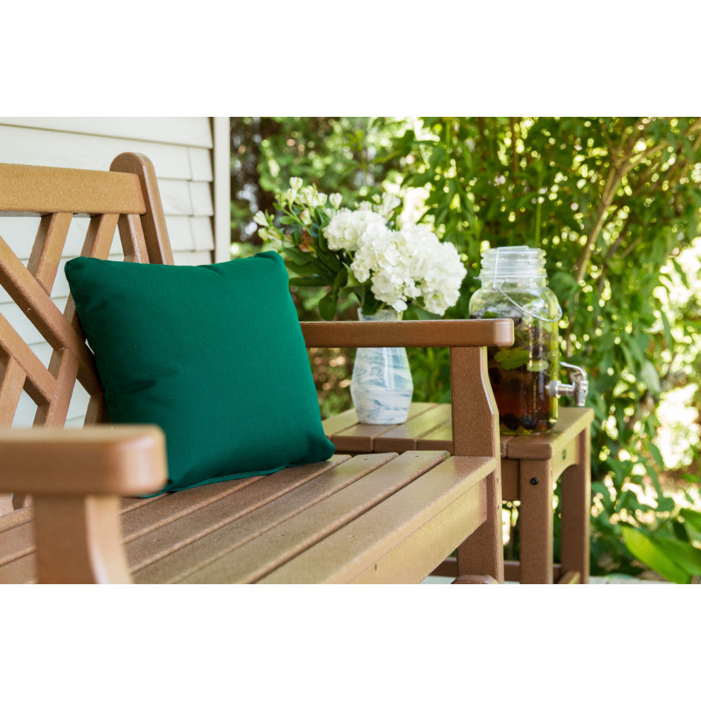 Polywood Chippendale Glider, Mahogany