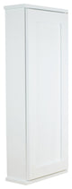 Sandalwood On the Wall White Cabinet 43.5h x 15.5w x 8d