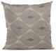 Plutus Gray Cubes Diamond Luxury Throw Pillow, 22"x22"