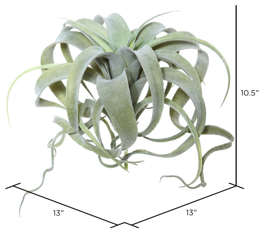 Vickerman Fe172301 10.5" Artificial Green Tillandsia Pick