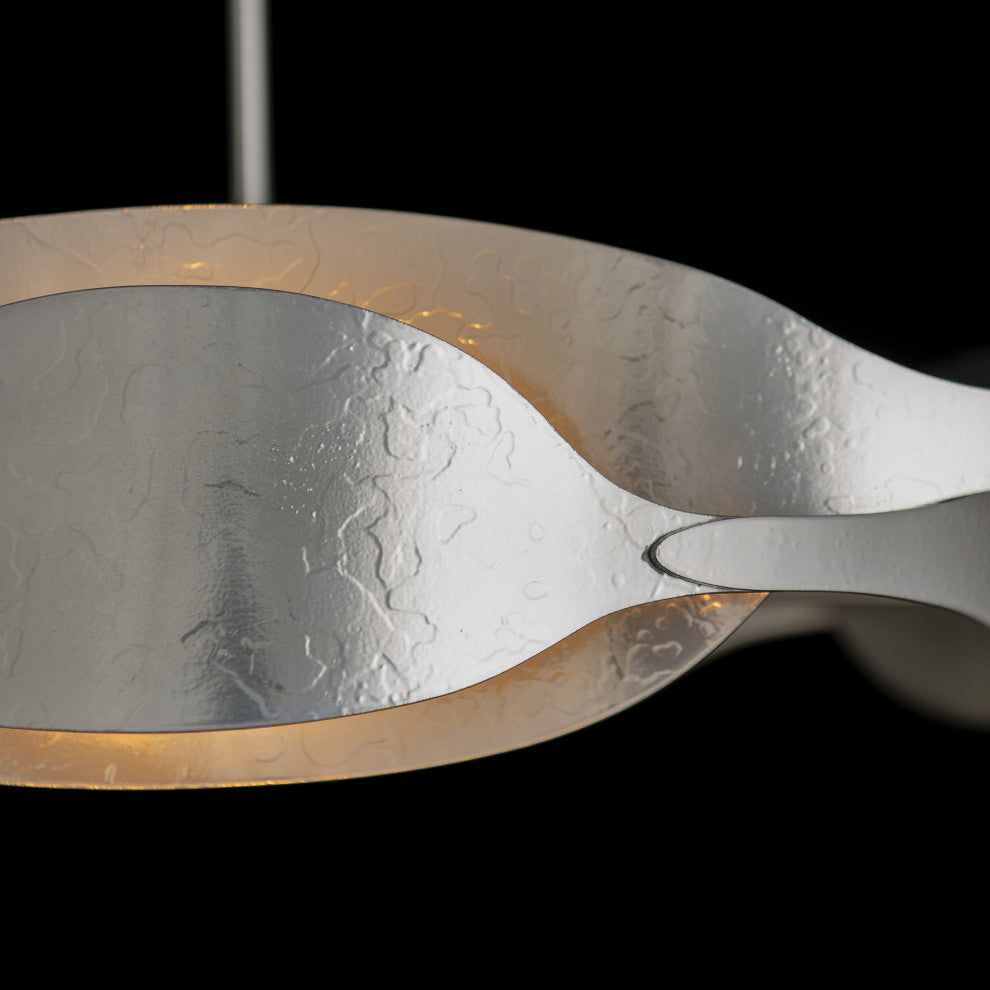 Waves Pendant, Sterling Finish, Standard Overall Height