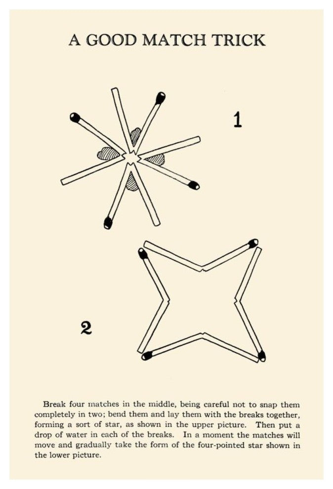 "A Good Match Trick" Digital Paper Print by Retromagic, 29"x42"