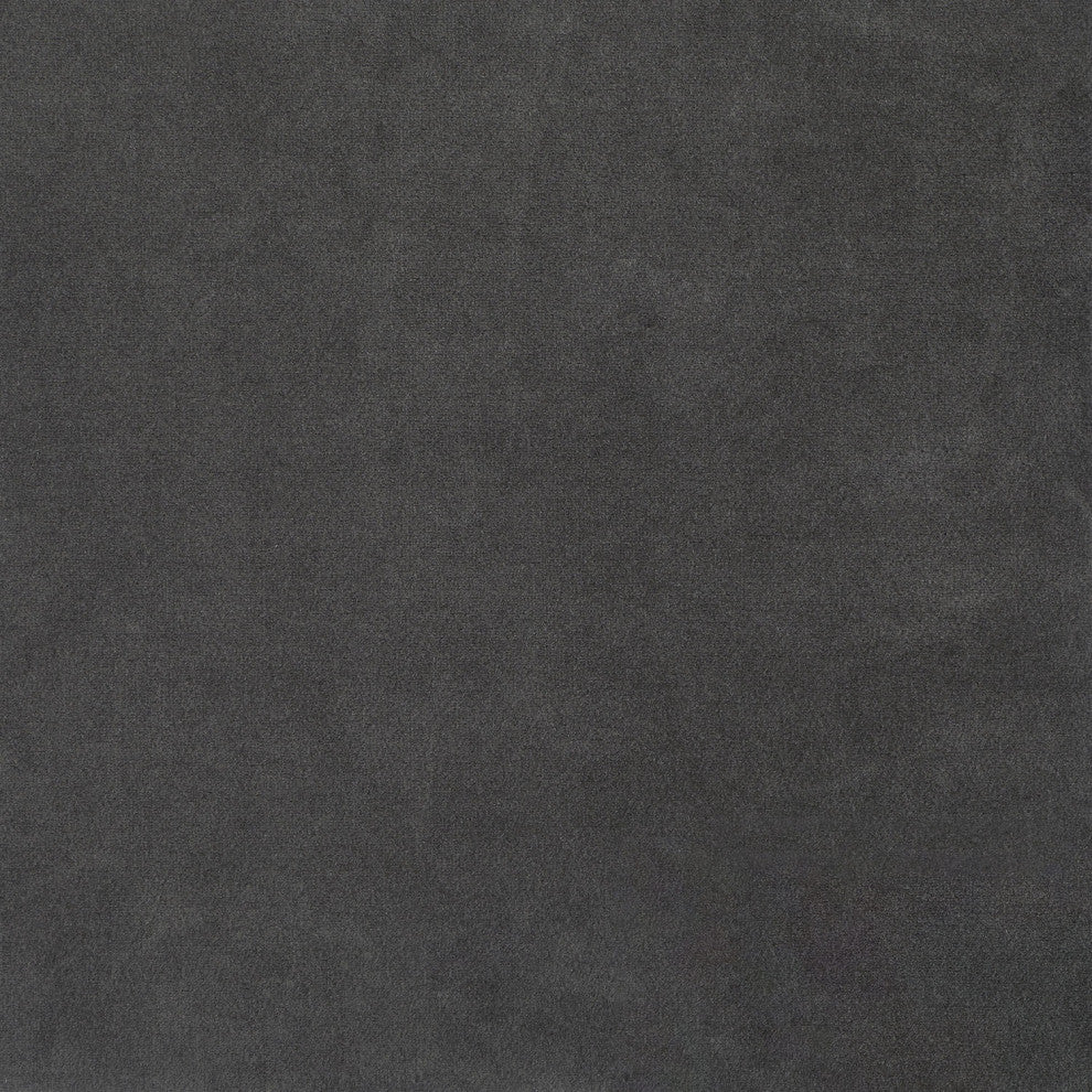 Coaster Modern Velvet Channeled Tufted Barrel Accent Chair in Gray