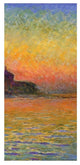 "Twilight Venice (center)" Digital Paper Print by Claude Monet, 16"x32"