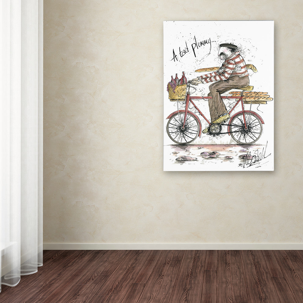 Michelle Campbell 'Monsieur Merlot' Canvas Art, 35" x 47"