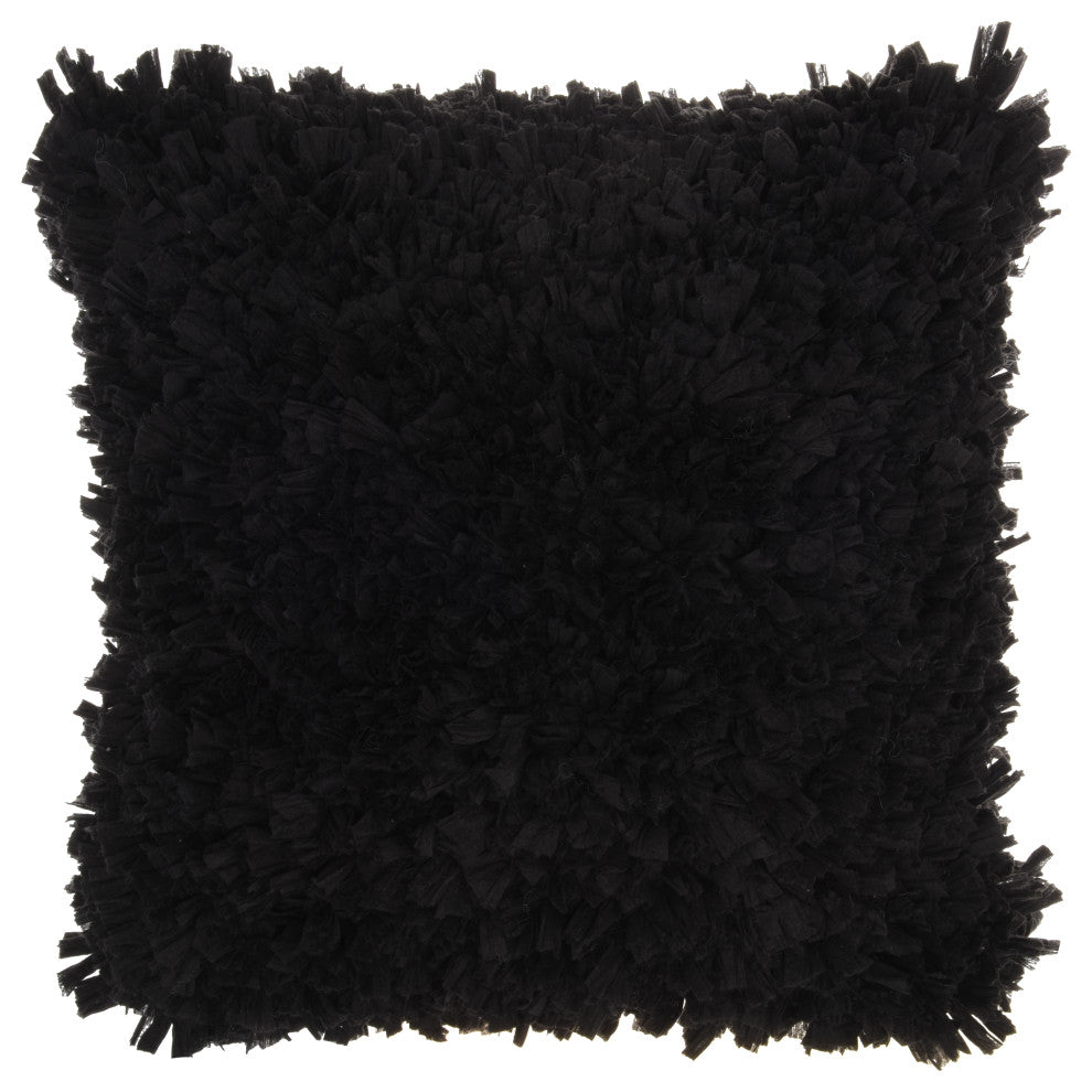 Mina Victory DL660 Throw Pillow, Black, 17"x17"