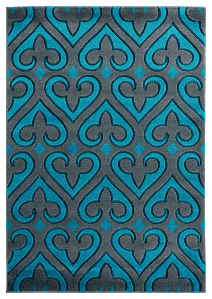 United Weavers Bristol Heartland Turquoise Area Rug 7'10x10'6