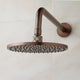 BathSelect Oil Rubbed Bronze Round Rain Shower Head, 10"