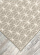 EYELET Soft Tactesse Nylon Area Rug with Anti-Stain Protection, Angora, 6'x8'