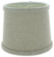 Beige Linen 6" Drum Shaped Chandelier Lampshade