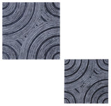 17" X 17" X 2" Gray, Lined Square - Wall Decor