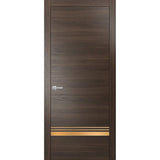 Solid French Door 28 x 84 | Planum 2010 Chocolate Ash with| Bathroom