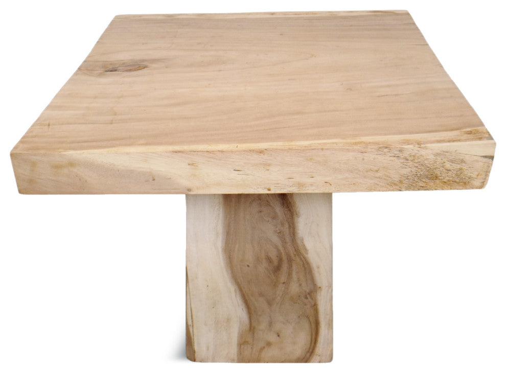 Square Monkey Pod Dining Table