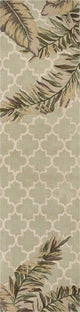 HomeRoots 2' x 10' Runner Wool Sage Area Rug