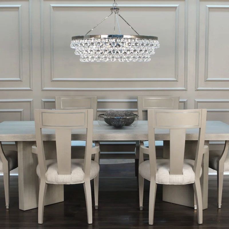 Bling Chandelier, Polished Nickel