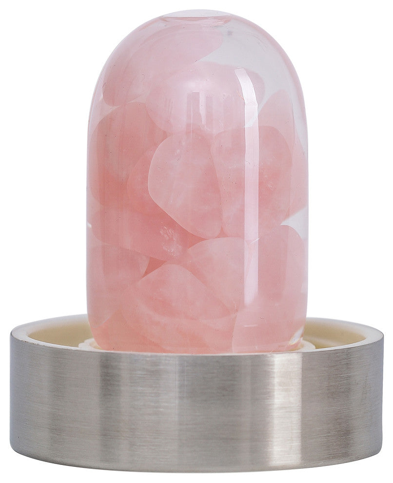 Water Bottle, VitaJuwel ViA Gemwater Bottle, White Loop Caps, Love Old
