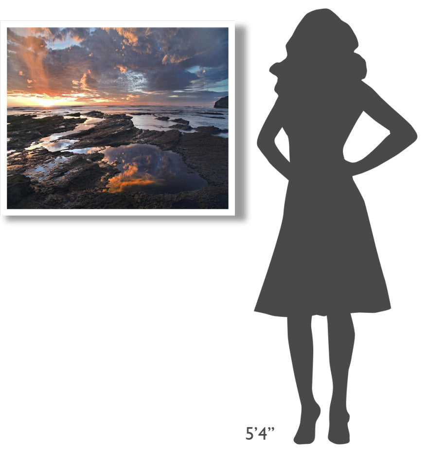 "Pelada Beach at sunset, Costa Rica" Paper Print by Tim Fitzharris, 37"x30"