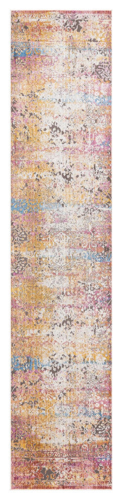 Unique Loom Arte Deepa Rug, Multi, 2'x8' Runner