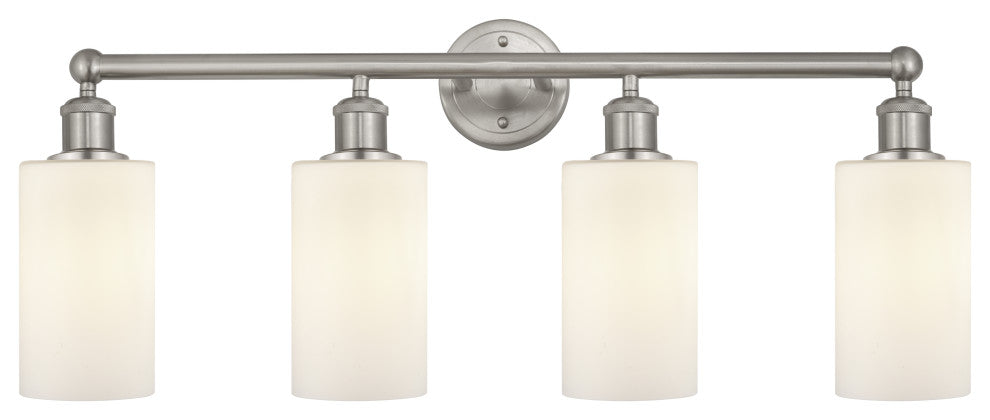 Innovations 616-4W-SN-G801 Clymer 4 Light Bath Vanity Light Brushed Satin Nickel
