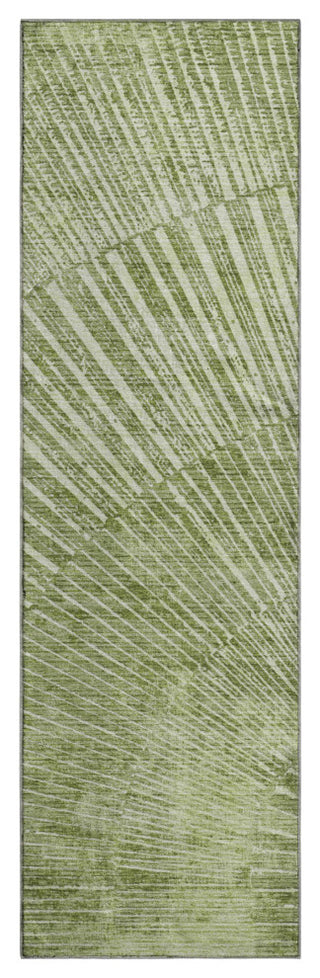 Premium Machine Washable Mayfield AMF542 Sage 2'3" x 7'6" Runner Rug