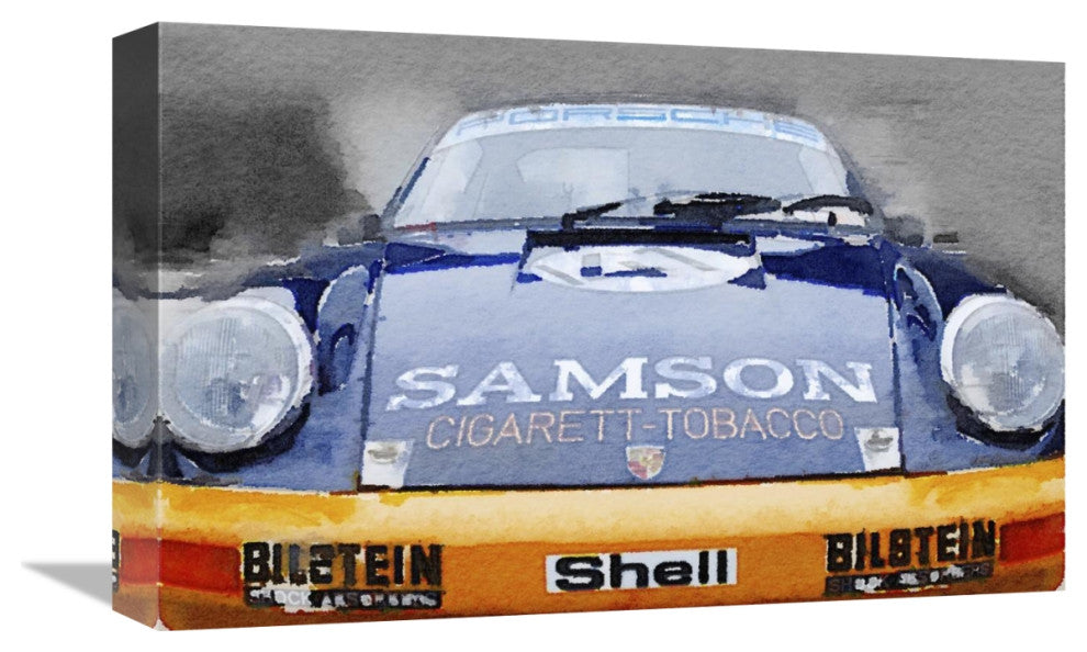 "Porsche 911 Front End Watercolor" Fine Art Print