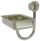 Venus Wall Mount Soap Dish With Twist Accents, Polished Nickel