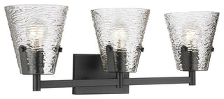 Z-LITE 3-Light Vanity, Matte Black