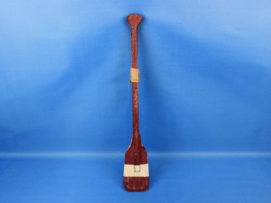 Wooden Chadwick Squared Rowing Oar With Hooks, 24''
