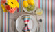 DII Summer Stripe Outdoor Tablecloth 60"x84"