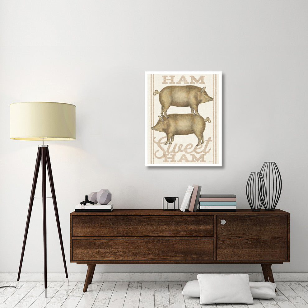 "Ham Sweet Ham" Digital Paper Print by Sue Schlabach, 30"x37"