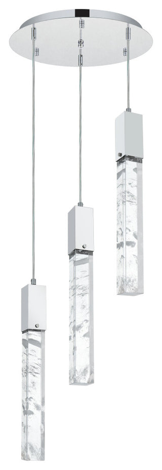 Home Living 16" Chandelier, Black