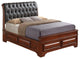 Tokop Storage Bed, Cherry, Queen