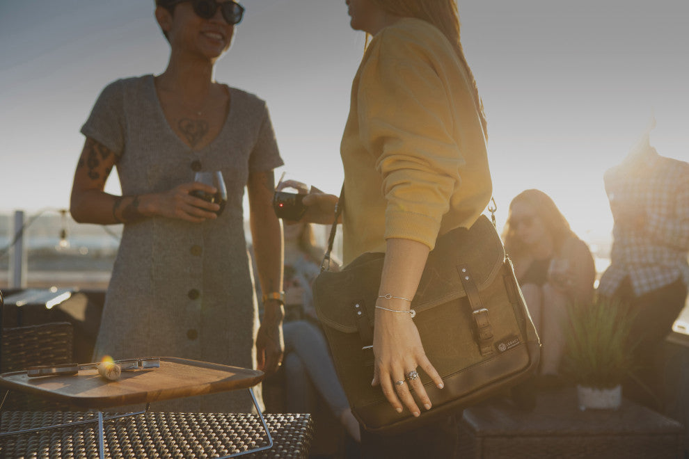 Adventure Wine Tote - Green