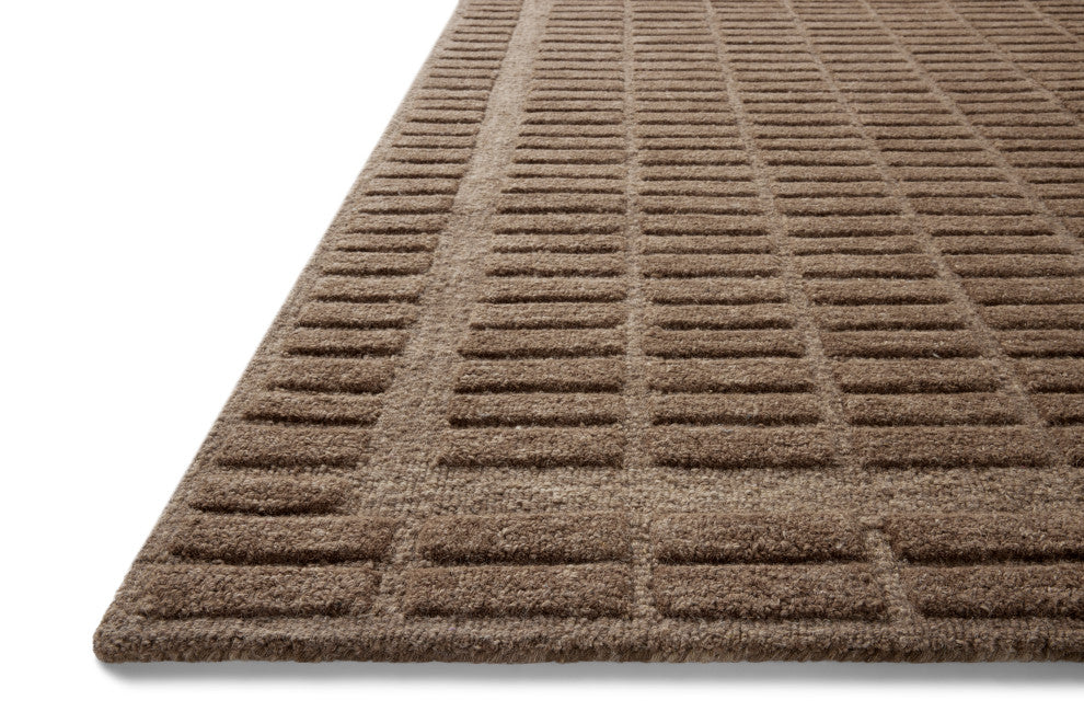 Chris Loves Julia x Loloi Bradley Cocoa / Cocoa 11'-6" x 15' Area Rug
