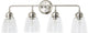 Varaluz-341B04SN-Four Light Bath Satin Nickel
