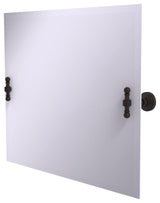 Frameless Landscape Beveled Edge Tilt Mirror, Venetian Bronze